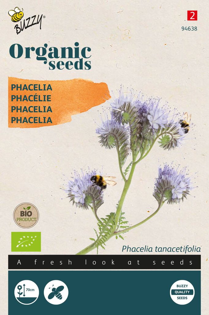 Buzzy Organic Phacelia - Samen - Ca. 0,5 gr | Buzzy_94638