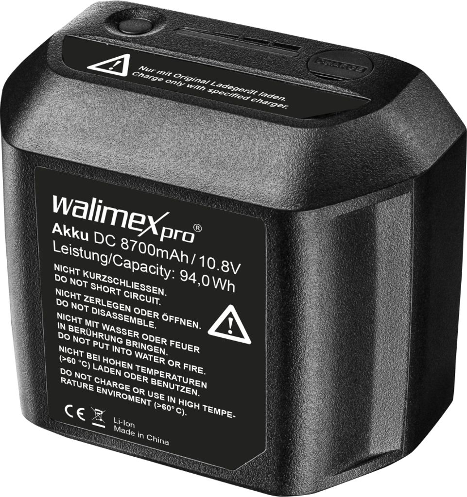 Walimex pro Akku - 8700 mAh 10,8 V für 2Go Serie - Produktbild 