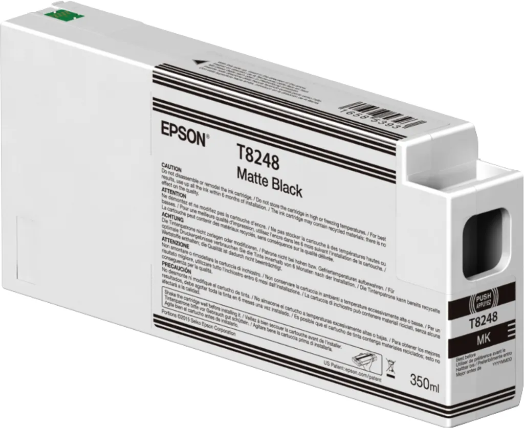 Encre Noir Mat Epson UltraChrome HDX T8248 pour Traceur Grand Format