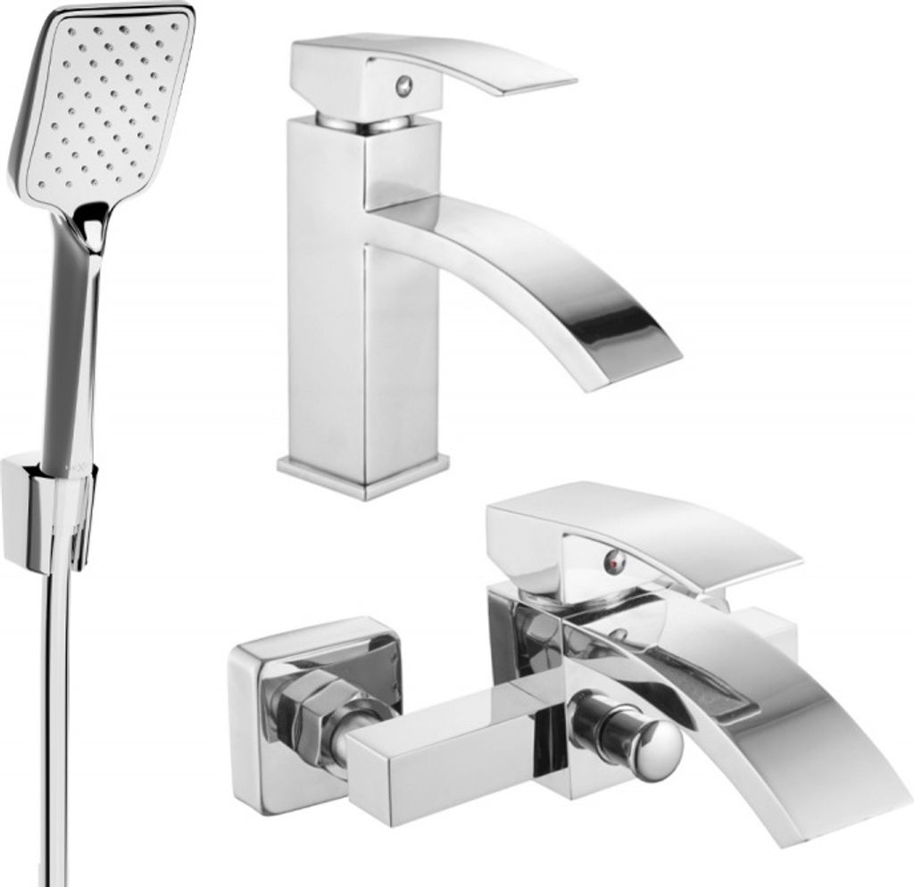 Mexen Libra R62 Badewannenset, Chrom - 745103R62-00