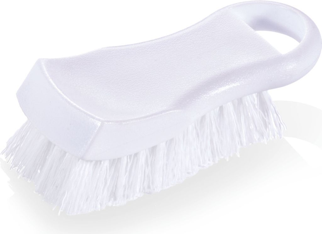 32x HACCP Bürste für Schneidebrett PP 15 cm weiß