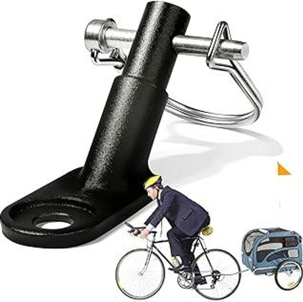 Fahrrad Anhängerkupplung Anhänger Zubehör Mit Sicherungsstift, Fahrrad Anhänger Koppler,Fahrradanhängerkupplung, Fahrradanhänger Traktionskop...