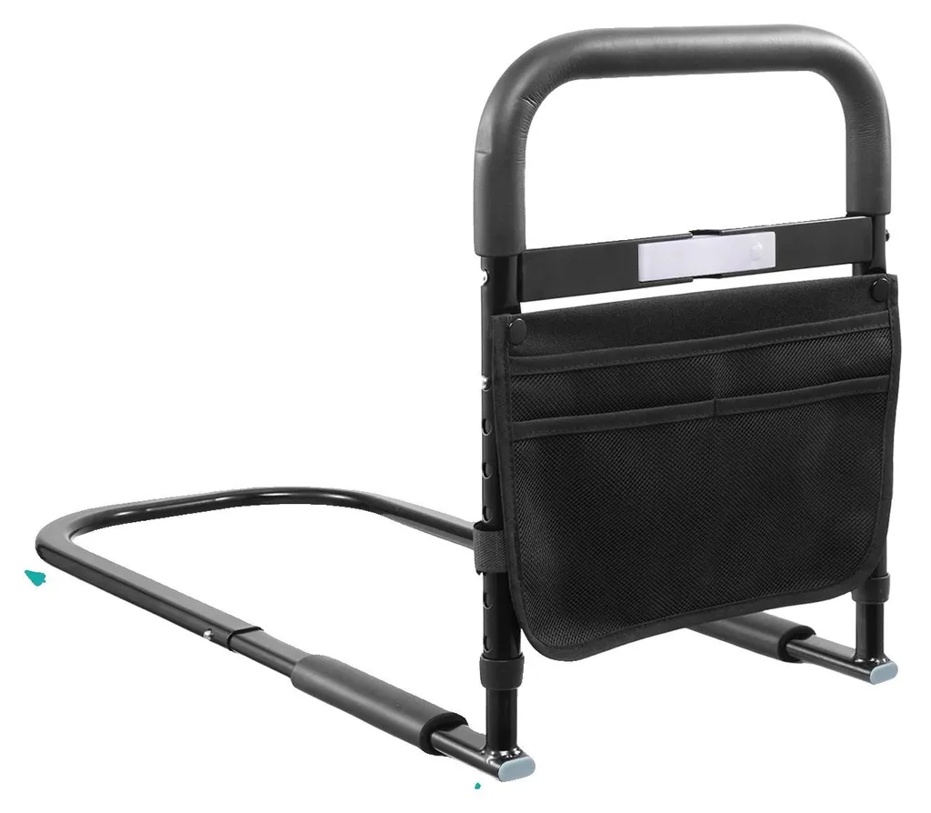 Barrière de lit pour transition grand lit réglable noir veilleuse
