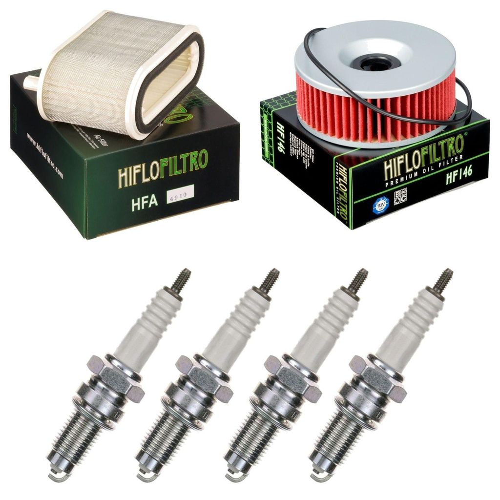 Service-Kit für Yamaha VMX-12 1200 AC Vmax 1990 Luftfilter Ölfilter Zündkerzen von pamoto - Neu