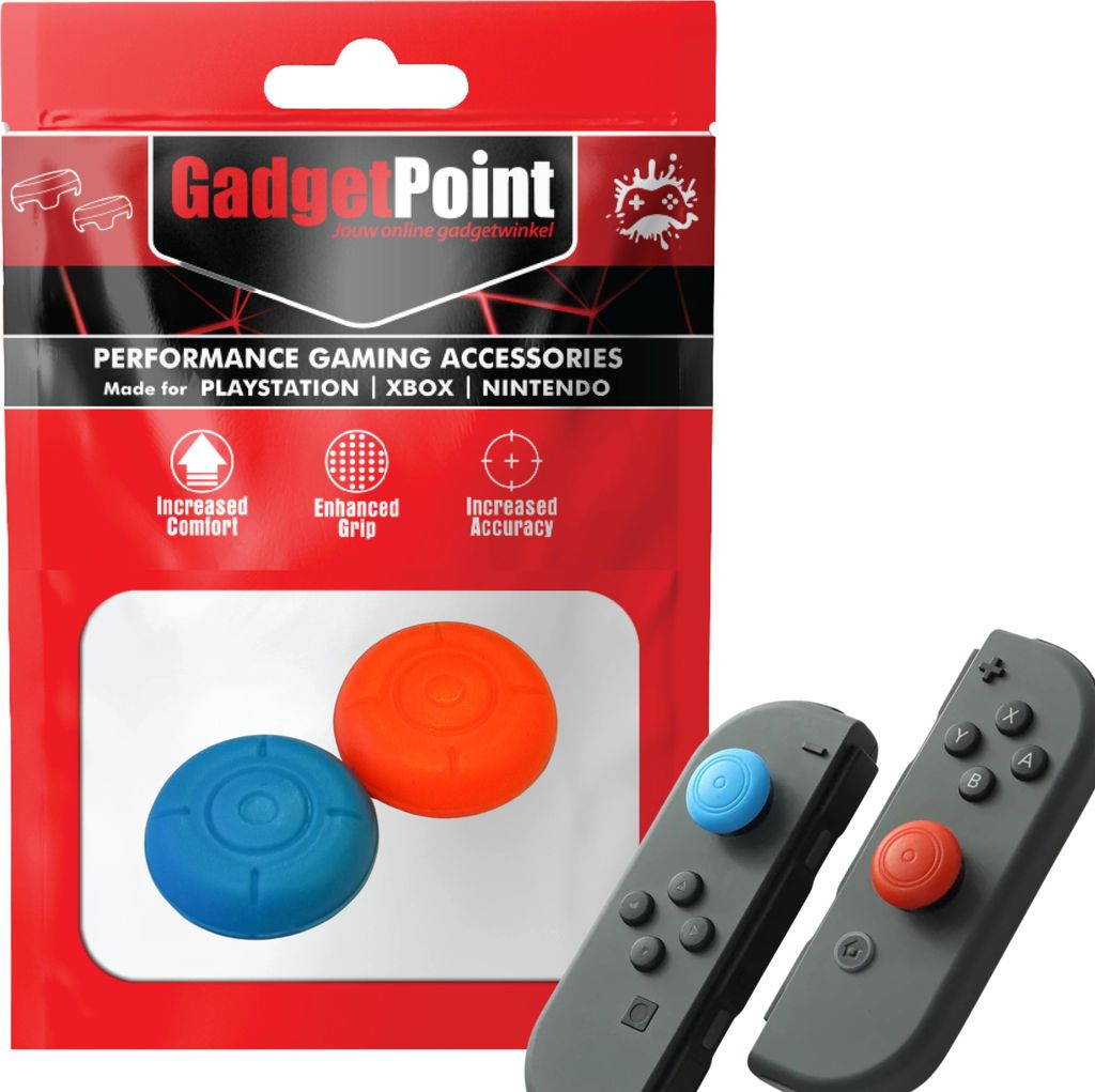 Thumbgrips - Thumb Grips voor Nintendo Switch Joy-Con Controllers - Gaming Thumbgrips - Performance Anti-Slip Thumbsticks - Bescherming Accessoires...