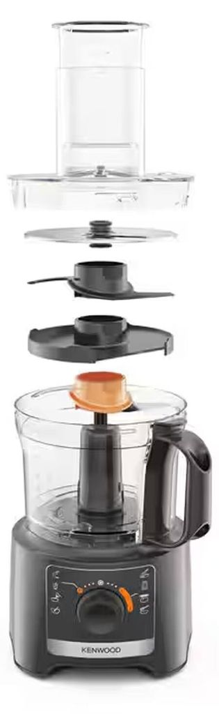 Robot culinaire, 3,6 L, compact, gris Image du produit 