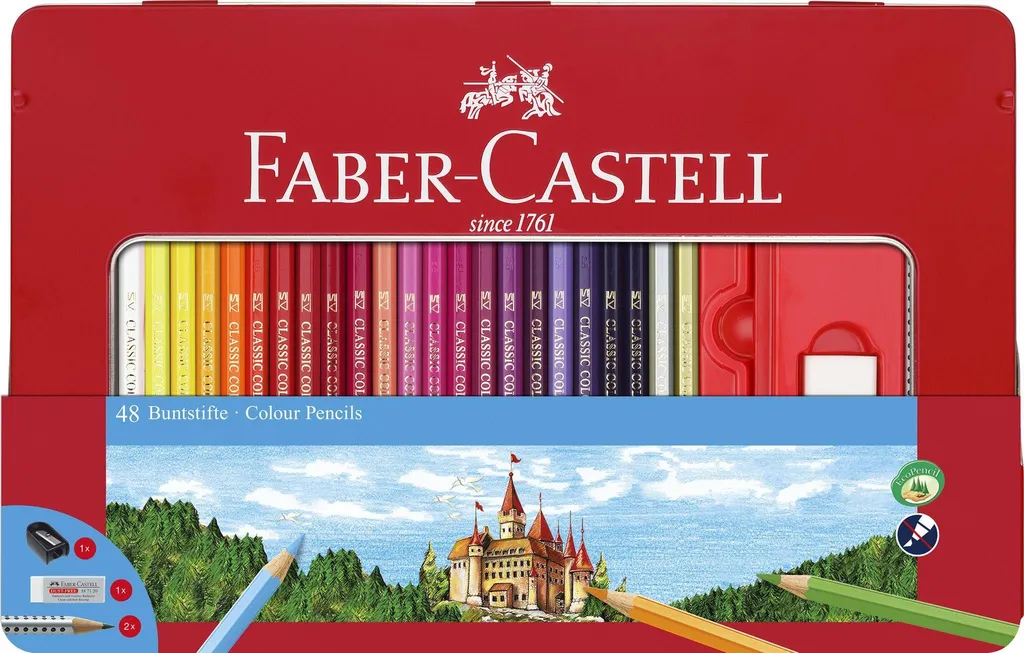 Faber-Castell Set Regalo Penna e Matita in Scatola di Carta - Offerta