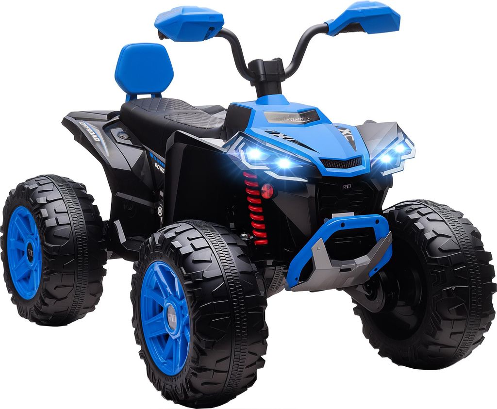24V Elektro-Quad für Kinder 3-8 Jahre, 6,5 km/h, mit LED-Scheinwerfer, USB & MP3-Player, 4-Rad-Stabilität, Outdoor-Spaß