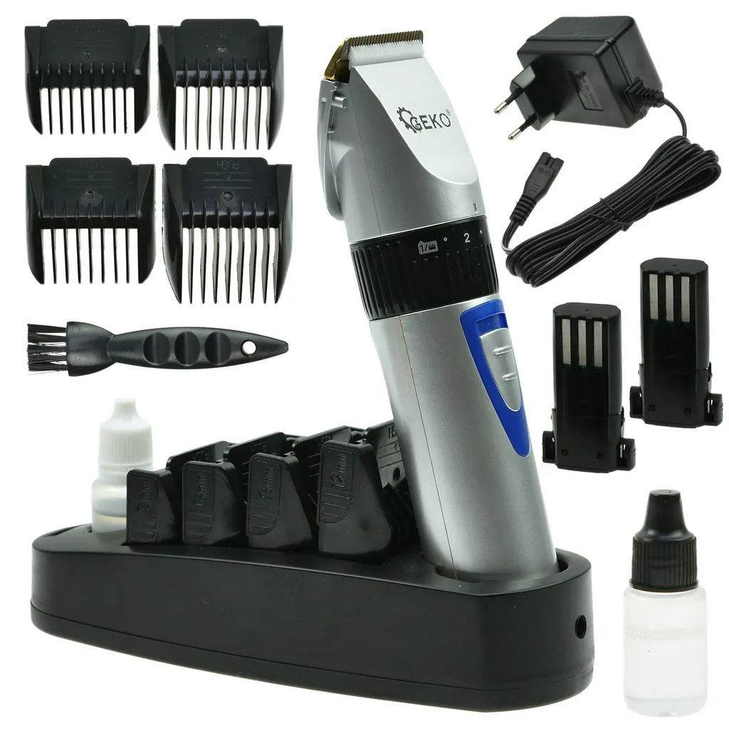 Tondeuse sans fil pour animaux GEKO G81237 : kit de toilettage complet