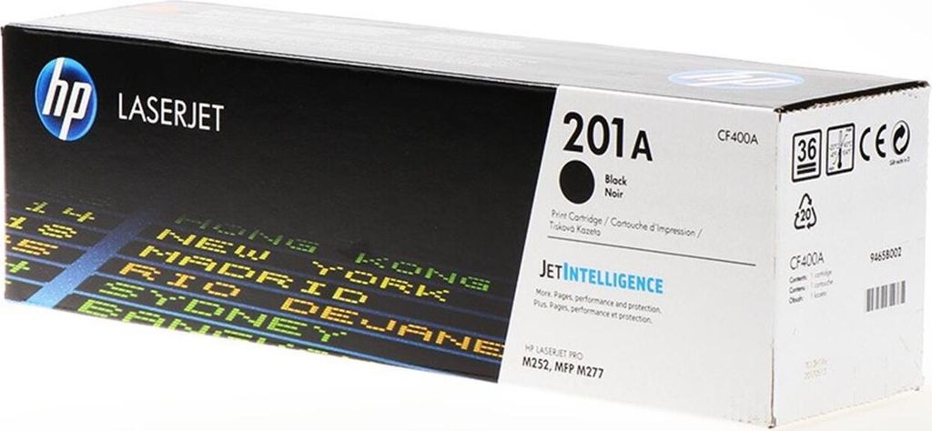 Czarny oryginalny wkład z tonerem HP 201A LaserJet Zdjęcie produktu 