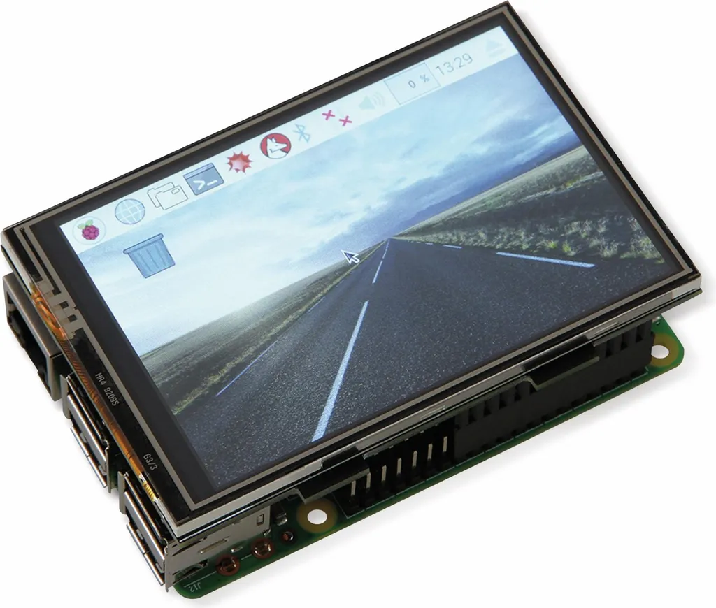 Écran Joy-it JT3.5TR tactile et rétroéclairé pour Pi 3B