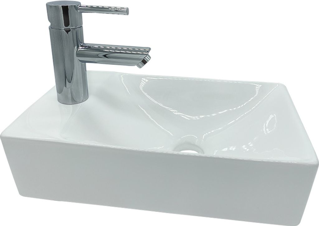 Design Waschtisch Gästebad Kleines Washbecken Produktbild 