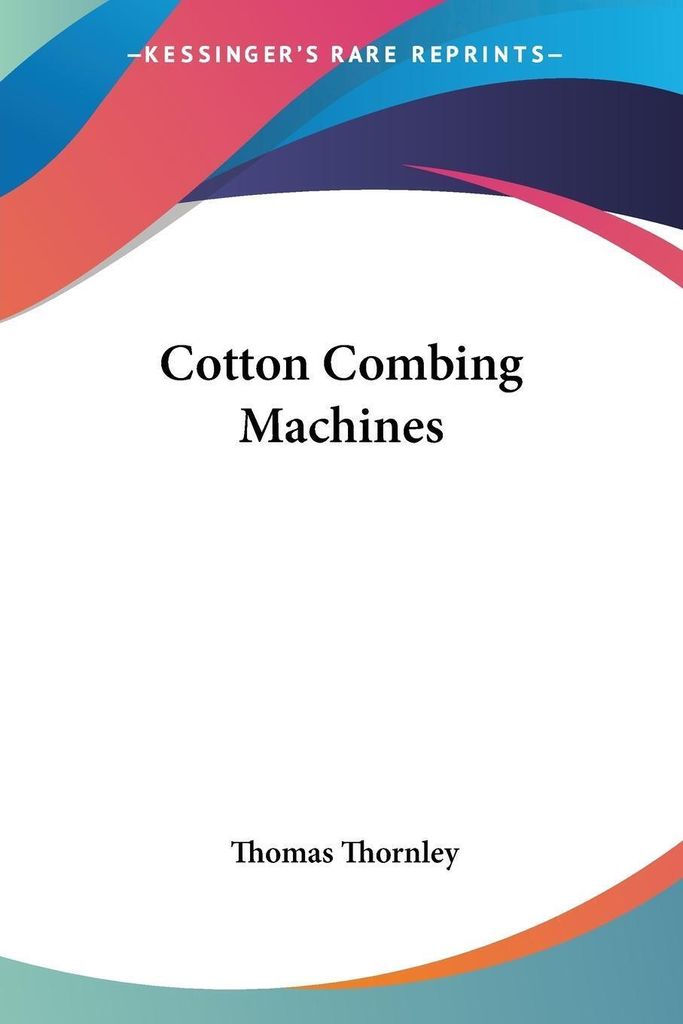 Baumwolle Combing Machines