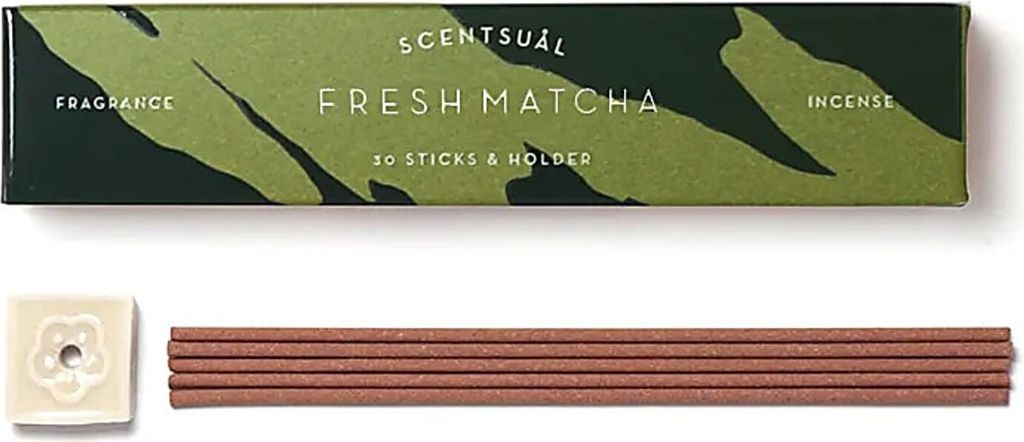 Scentsual Fresh Matcha Weihrauch – Packung mit 12 Stück – 11 g