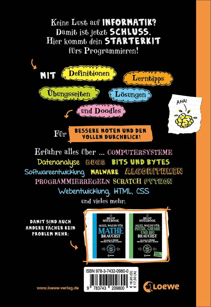 Apprendre la Programmation Facilement : Guide Big Fat Notebook complet