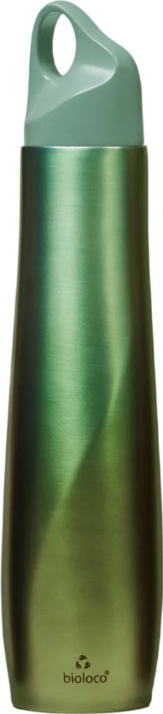Bioloco Curve Green - RVS Isoleerfles - 420 ML