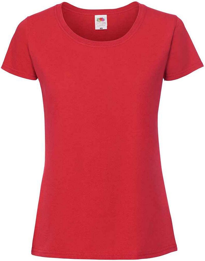 Fruit of the Loom - "Iconic" T-Shirt für Herren PC5349 (M) (Rot)