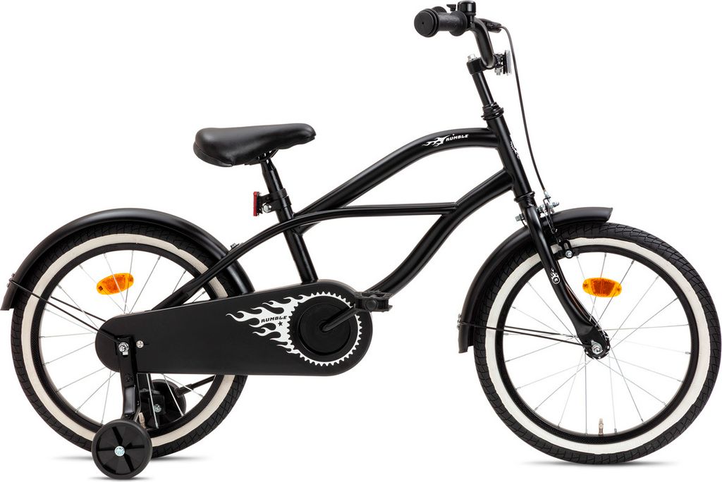 Nogan Rumble Kinderfahrrad – 18 Zoll – Schwarz - komplett Produktbild 