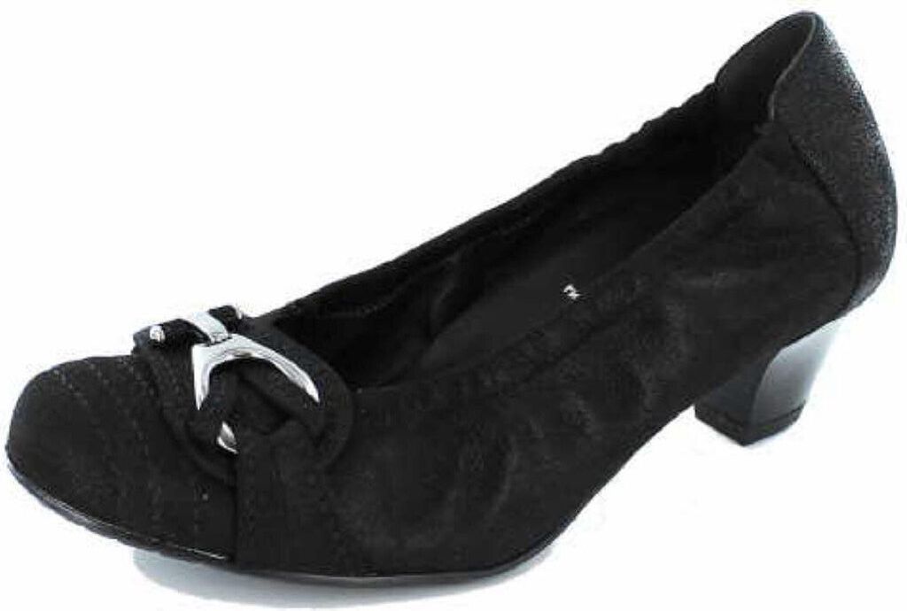 Semler Damen Pumps, Trotteur bequem schwarz Gr. 31/2