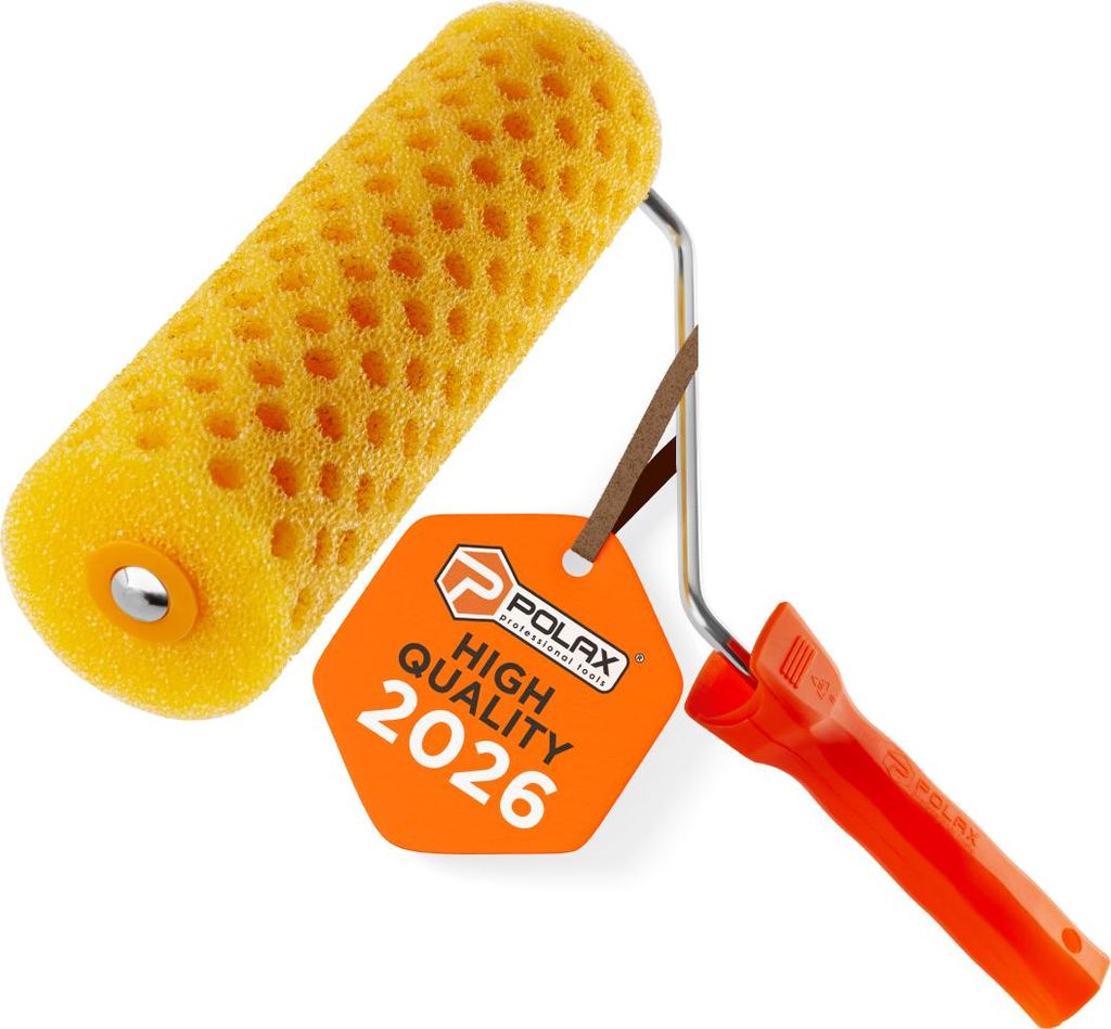 Texturovaný hubkový valček s rukoväťou, 25 cm, Polax Obrázok produktu 