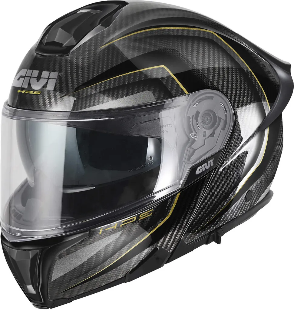 Casque Carbone GIVI Modulable : Fini la Fatigue Cervicale - Noir Or L