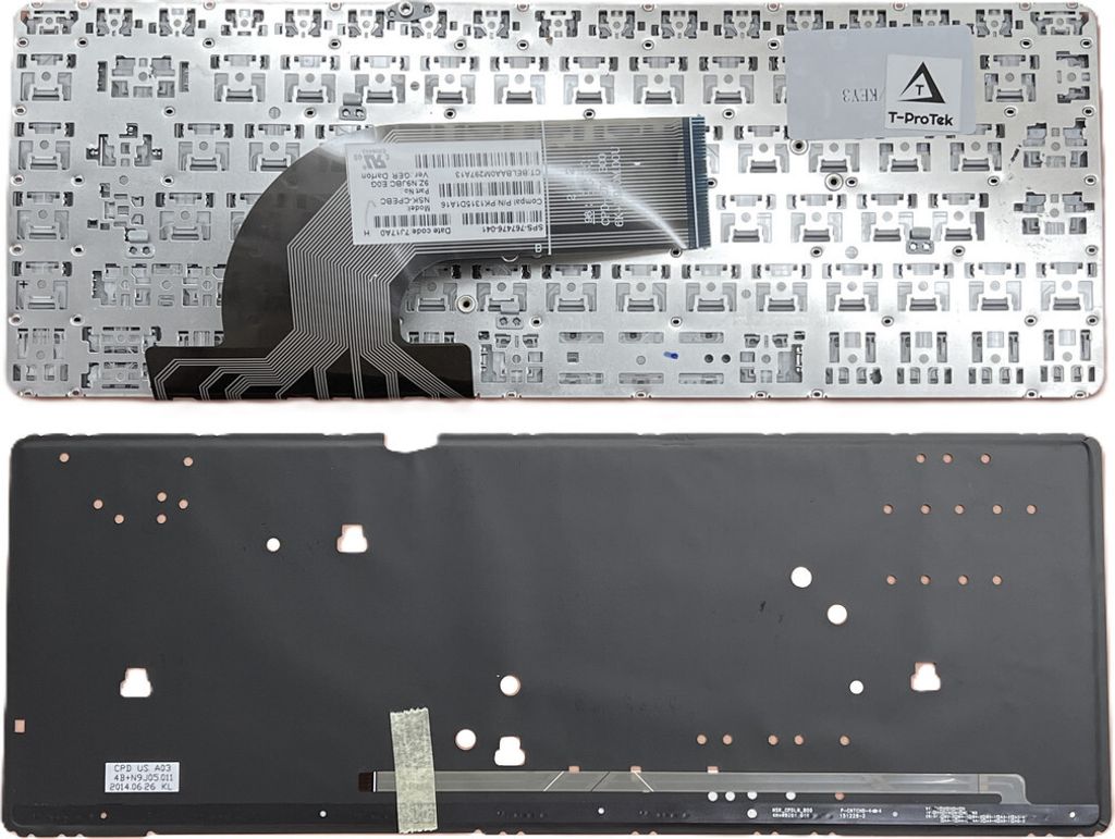 DEUTSCHE-Tastatur Schwarz Ohne Rahmen mit Beleuchtung für HP ProBook 440 G2 J4E43PA