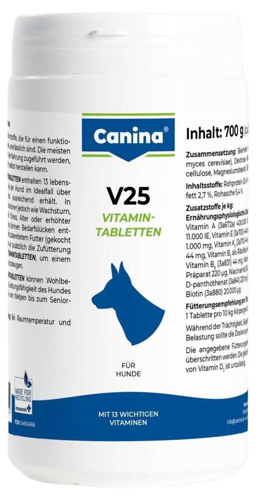 Canina V25 Vitamintabletten 700g Produktbild 