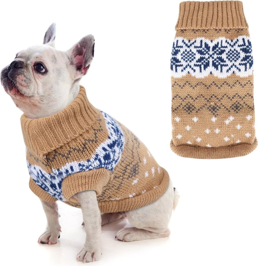 Hundepullover, Winter Warmer Hund Katzenpullover Kleidung Haustiermantel Kostüm Welpenpullover Pullover Bekleidung für kleine mittelgroße Hunde ...