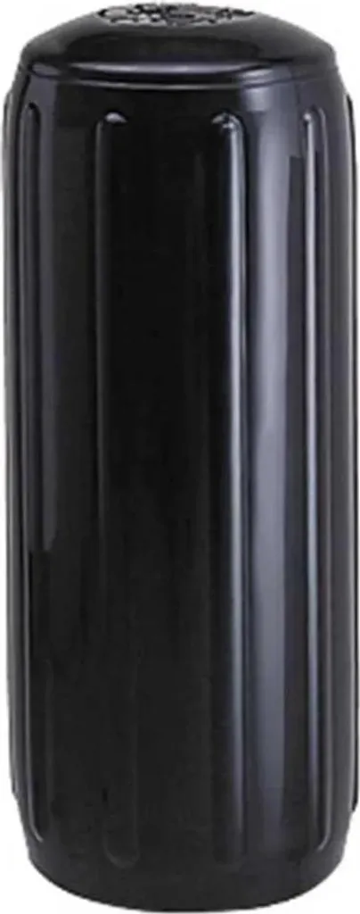 Défense de coque Polyform HTM2 noire pour amarrage de voilier et yacht
