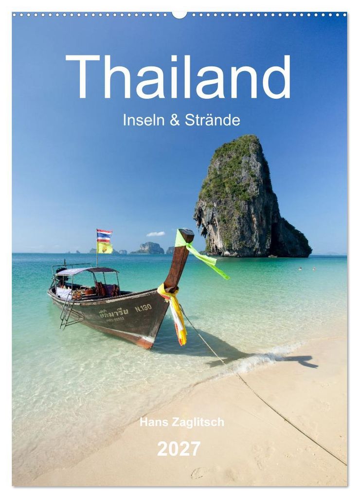 Thailand - Inseln und Strände (Wandkalender 2027 DIN A2 hoch), CALVENDO Monatskalender