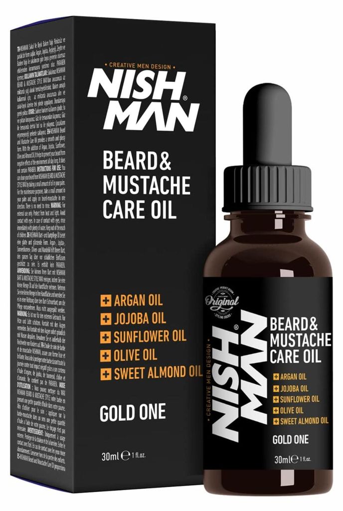Olio per barba Nishman Gold One (fragranza 1 milione) 30ml Immagine del prodotto 
