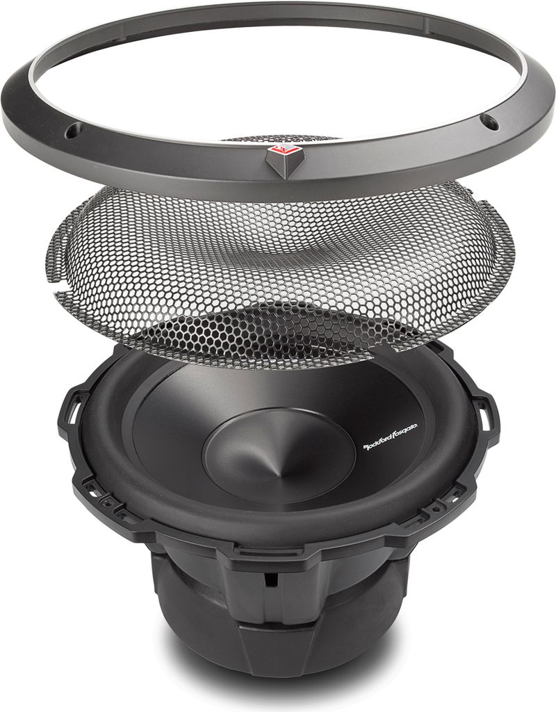 Rockford P2P3G-12, Schwarz, Metall, Rund