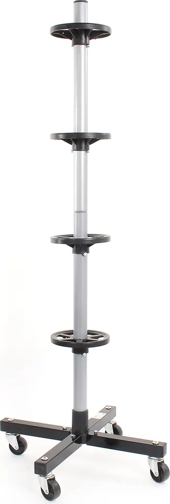 Chariot de stockage pneus 225 mm max - Support vertical avec roulettes