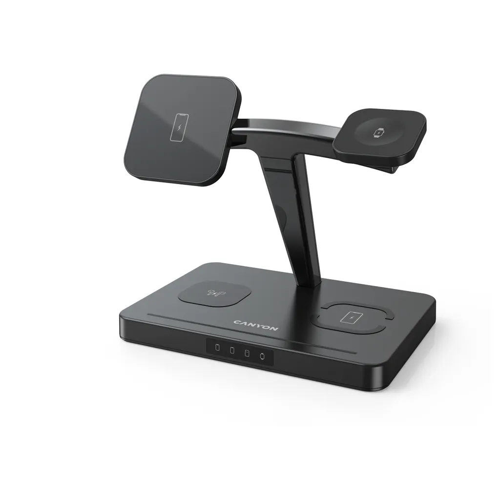 Chargeur Induction 4 en 1 Canyon CNS-WCS404B pour iPhone et Apple Watch