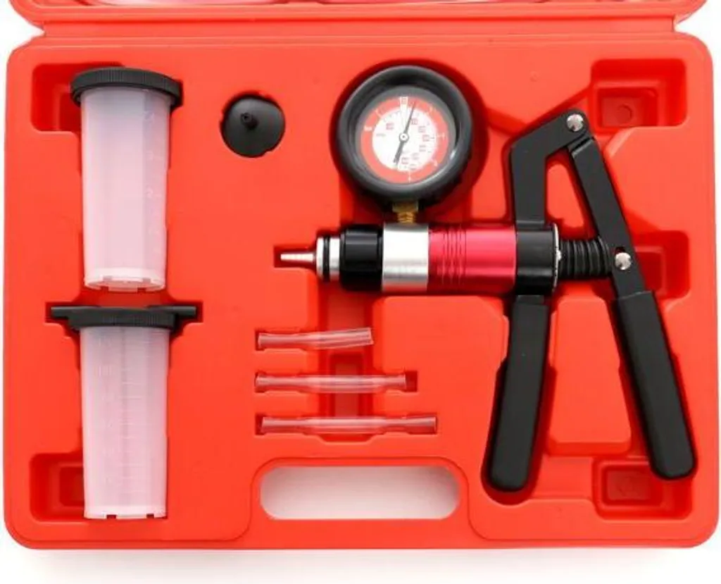 Kit pompe à vide Kraft&Dele KD10515 avec manomètre et accessoires
