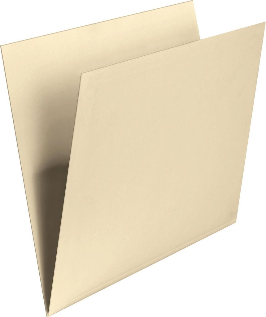 Falken 80004369 Einstellmappe mit Schreibrand chamois, Kraftkarton, 180 g/qm