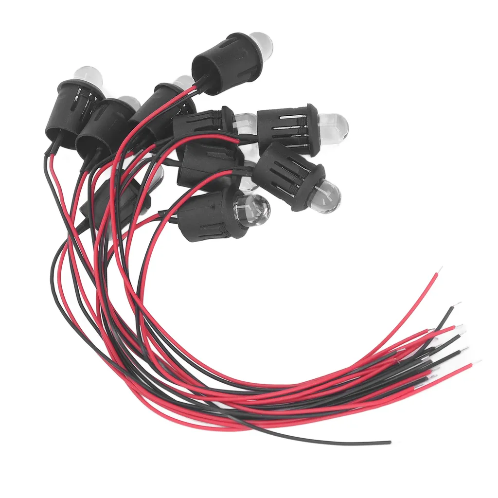 Luce a diodi LED, indicatore del cruscotto, luce a diodi LED da 12 V, luce pilota, spia LED, luce a diodi - 7
