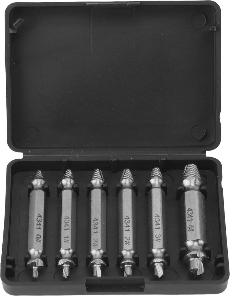Beschädigte Schraube Extractor Set Broken Stripped Remover Schrauben Removal Tool HSS Muttern Bolzen Bohrer Bit Tools Original Farbe