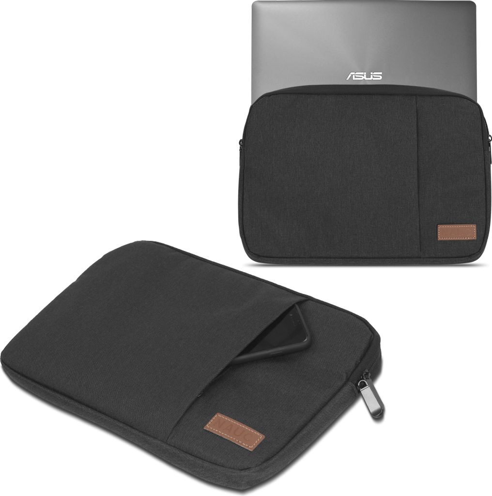 Sleeve Hülle für ASUS Zenbook A14 Tasche Notebook Schutzhülle Laptop Cover CaseFarbe:Schwarz