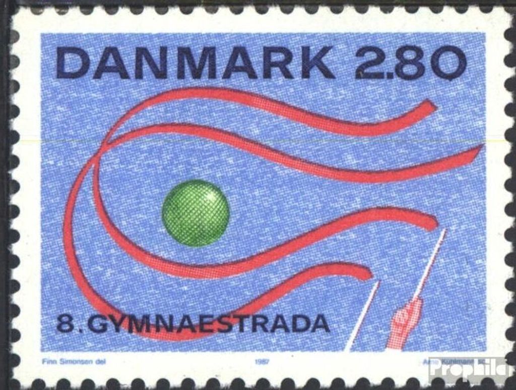 Briefmarken Dänemark 1987 Mi 897 (kompl.Ausg.) postfrisch Gymnaestrada