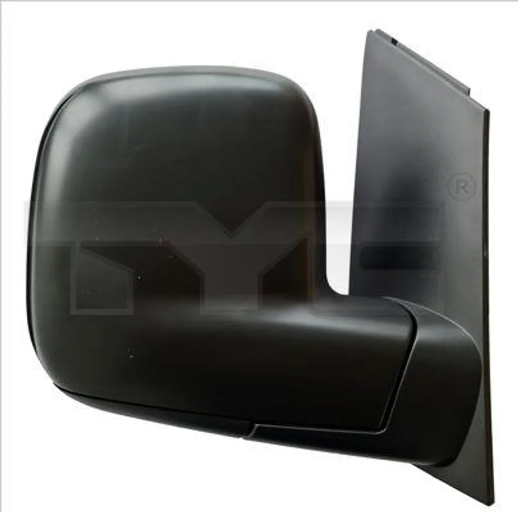 Rétroviseur de Remplacement pour Caddy - Miroir Complet avec Coque Noire