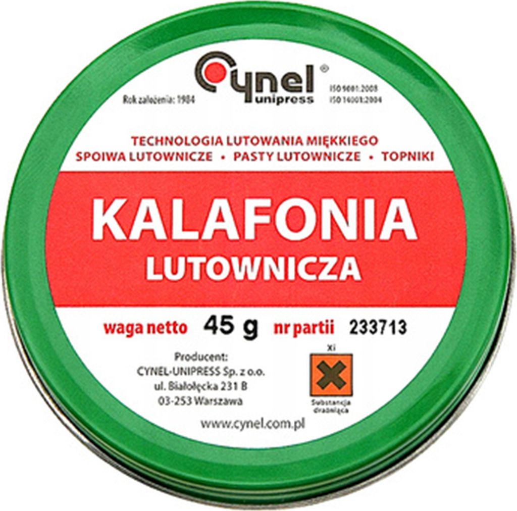 Colofonia per saldatura 45g Cynel Soldering Flux Immagine del prodotto 