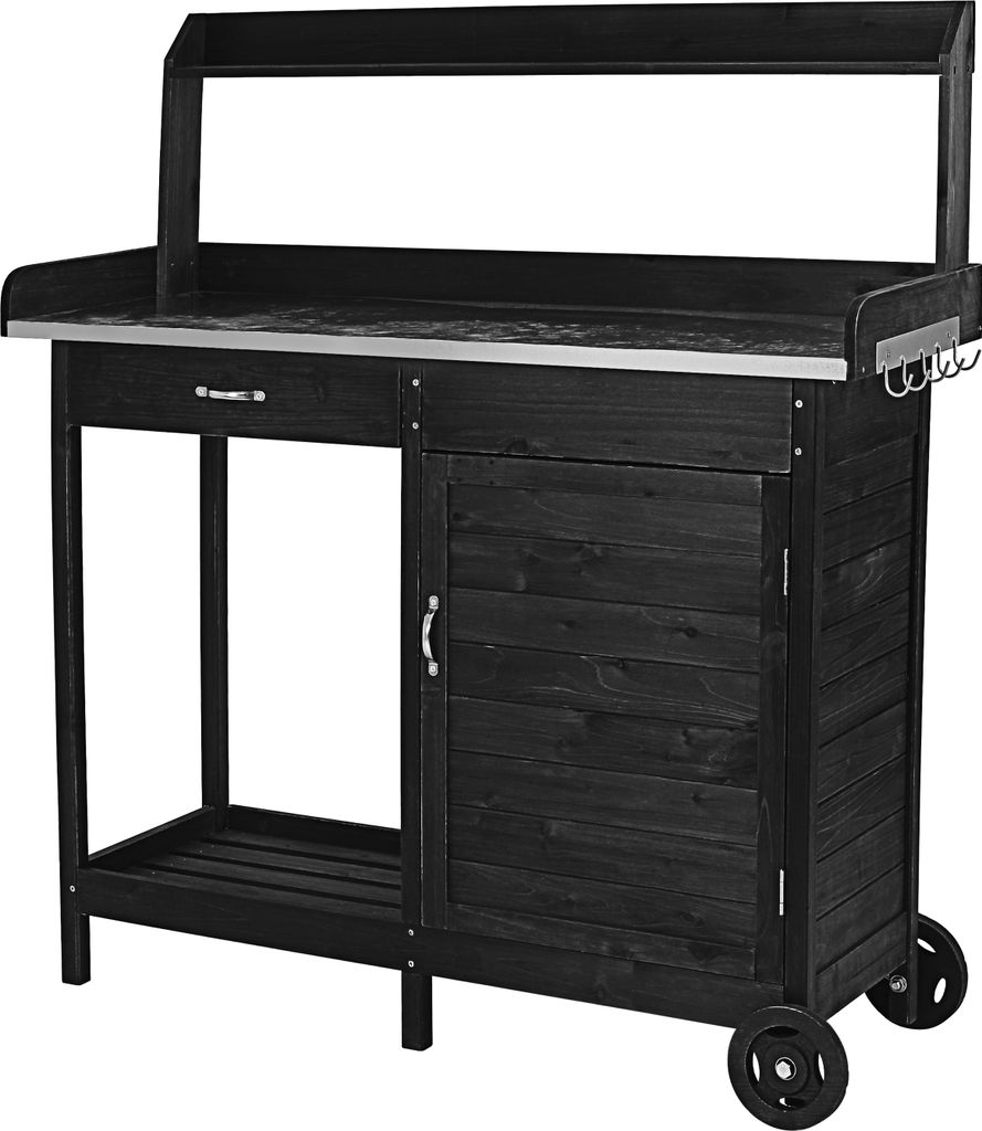 Dehner Holzpflanztisch Hamilton, ca. 125 x 112 x 46 cm