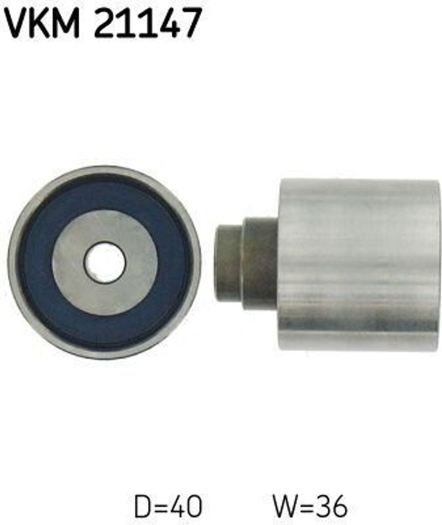SKF VKM 21147 Umlenkrolle Zahnriemen für VW Golf IV Produktbild 