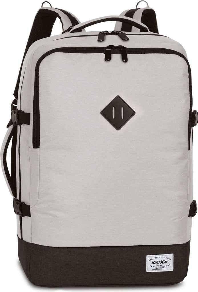 BestWay Cabin Pro Retro Rucksack - Steingrau Produktbild 