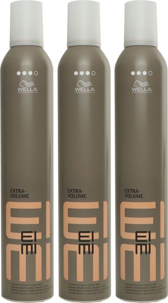 Wella Eimi Extra Volume 3 x 500 ml Volumenschaum Set Produktbild 