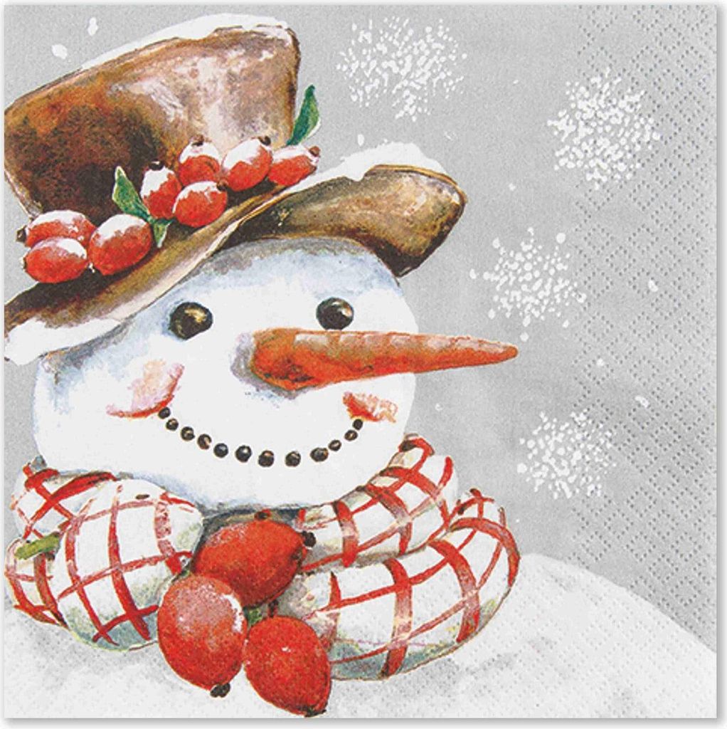 Home Fashion Weihnachts - Servietten 33x33 cm, 20 Stück, Servietten:Frosty