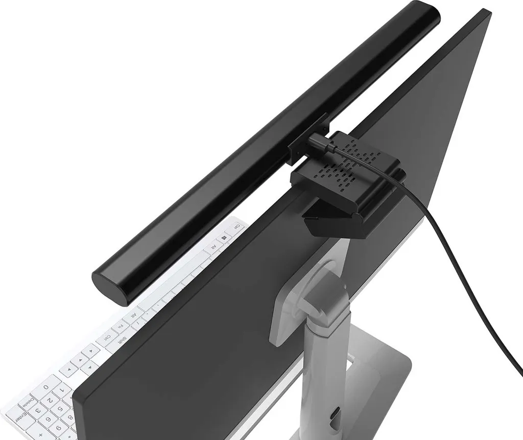 Barre LED Moniteur Nedis 40 cm - Intensité Variable et Finition Aluminium - 3