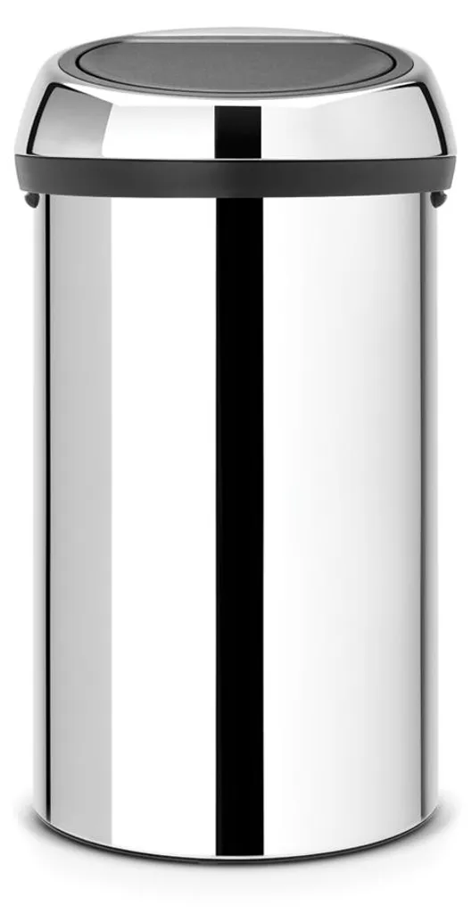 Poubelle tactile 60L en acier brillant Brabantia Touch Bin