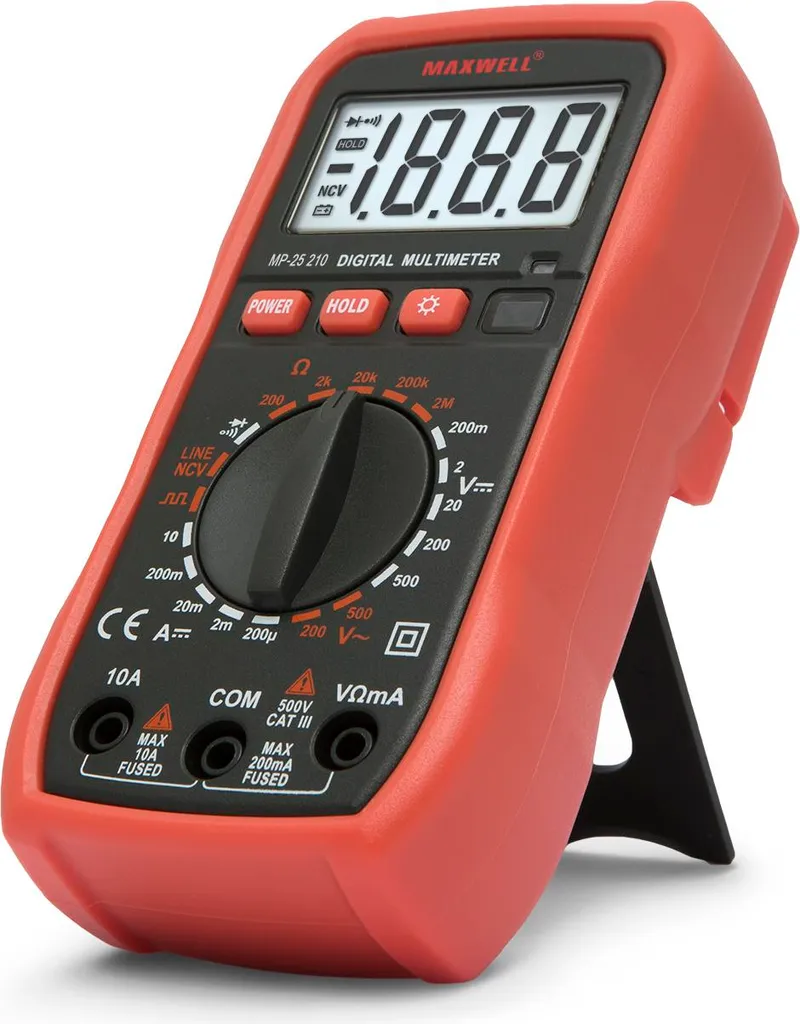 Testeur électrique multimètre MP 25210 compact à affichage automatique